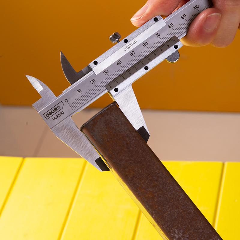 Silver Vernier Caliper with label for measure