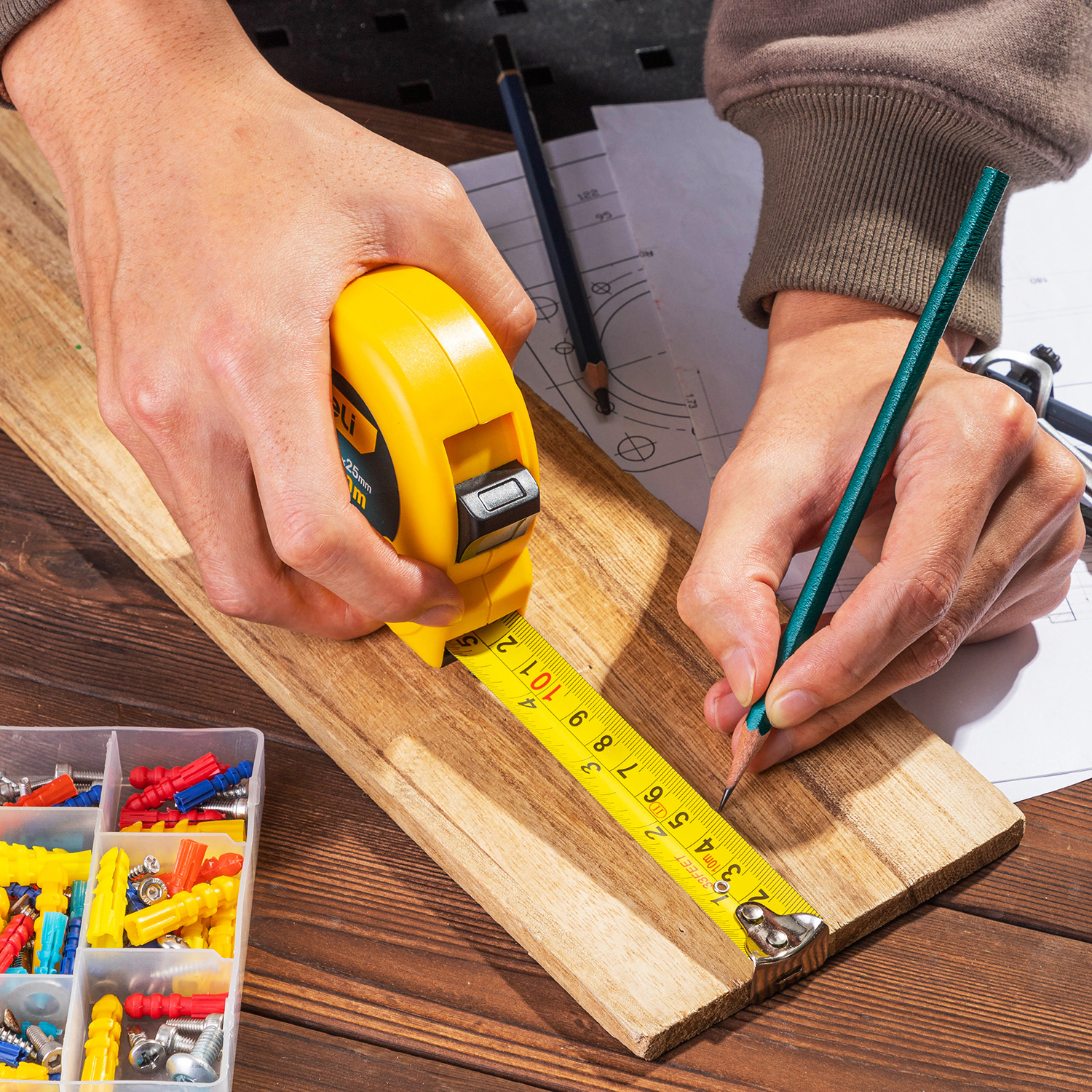 Accurate Measuring Tape with numbers for Engineering