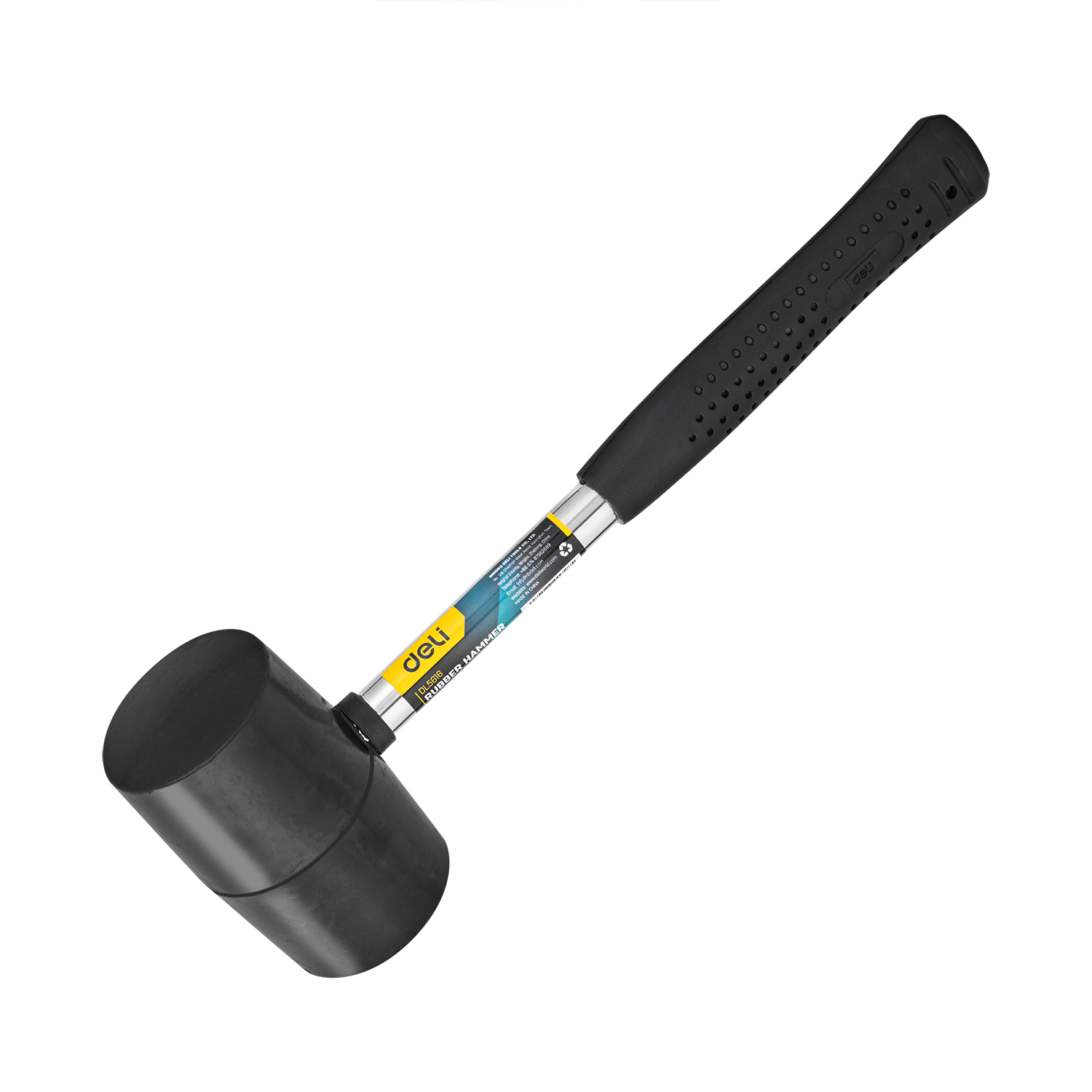 Rubber Hammer with Steel Handle 16oz